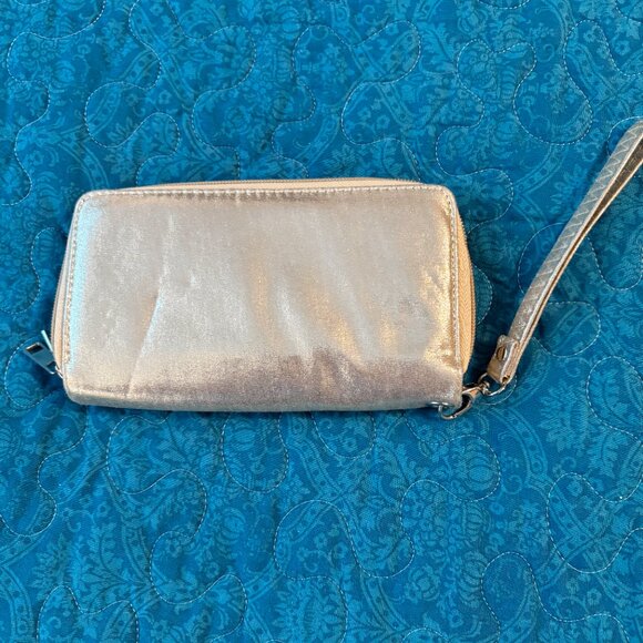 Silver Rhinestone Design Accordion Wallet - Picture 4 of 7